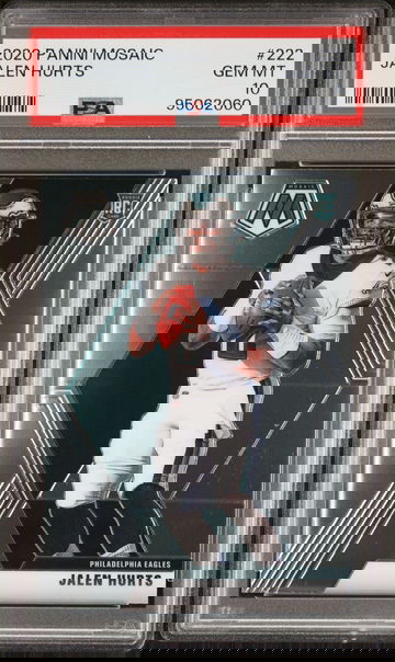 2020 Panini Mosaic #222 Jalen Hurts PSA 10 RC