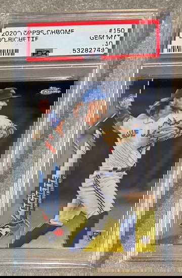 2020 Bo Bichette Topps Chrome PSA10