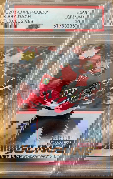 2019 upper deck young guns Kirby dach exclusives 