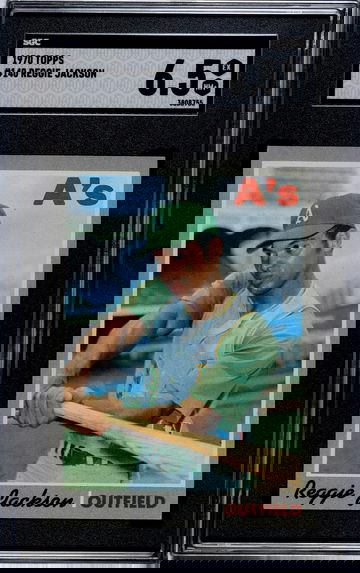 1970 Topps Reggie Jackson SGC 6.5