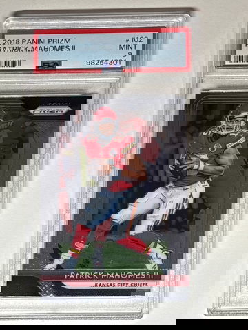 2018 Panini Prizm - PATRICK MAHOMES #102-PSA9