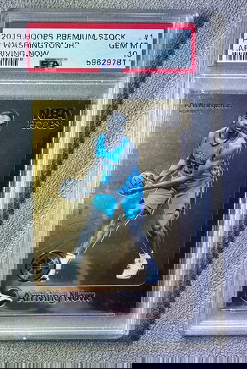 2019 Hoops Premium PJ Washington Jr Rookie PSA 10 Rc Insert