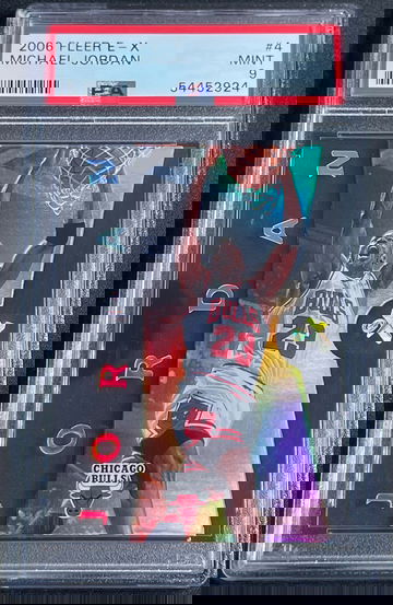 2006 Fleer E-X Michael Jordan #4 PSA 9 MINT Chicago Bulls GOAT HOF MVP