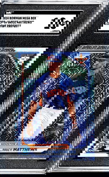 2024 Bowman #BCP-69 Brice Matthews Chrome Prospect SGC 10