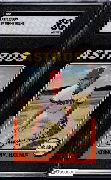1975 Topps Tommy Helms #119 SGC 8