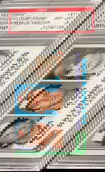 1982 Topps Cal Ripken RC PSA 8