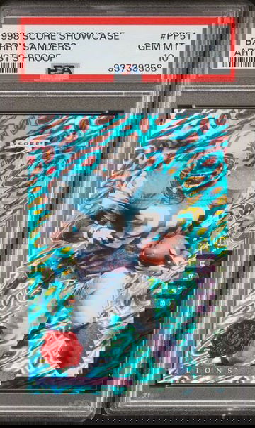 1998 Score Showcase Artist's Proof Barry Sanders PSA 10 - pop 15