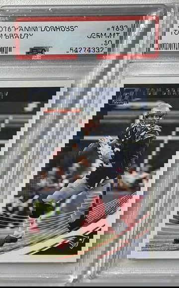 Tom Brady 2018 Donruss #183 Base PSA 10 Gem Mint