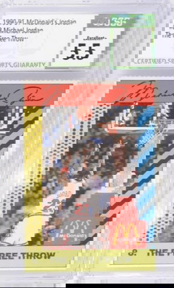 1990-91 McDonald's Jordan #8 Free Throw