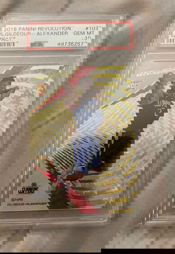 2018 Panini Revolution Shai Gilgeous-Alexander IMPACT RC Rookie SGA #103 PSA 10 POP 6