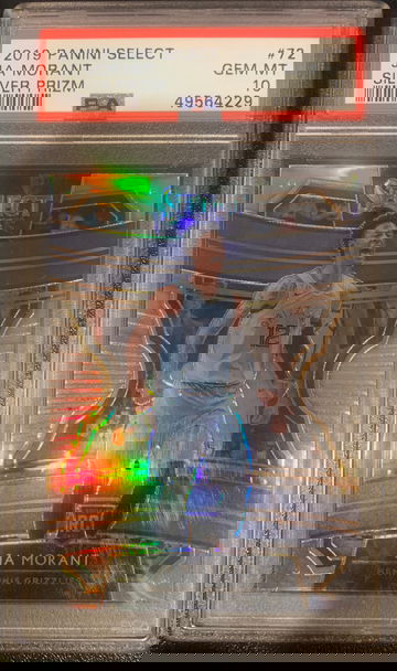 Ja Morant 2019 Panini Select Silver Concourse PSA 10 Rookie POP