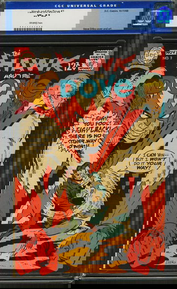 HAWK AND THE DOVE #2, CGC 8.5 VF+