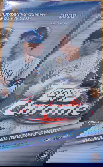 2020 Topps Chrome Baseball Hobby Box