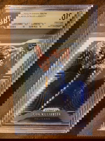 Zion Williamson BGS 10 Panini Prizm