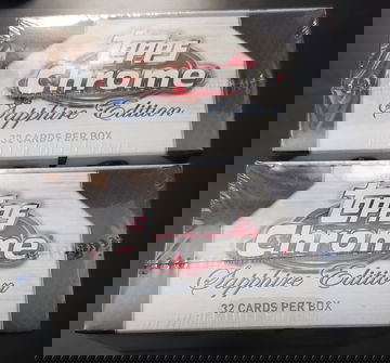 2020 Topps Chrome Sapphire 2 box lot