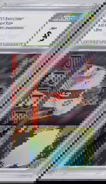 2015-16 Select Robert Lewandowski CAMO #30 Prizm Poland RC CSG 9 Mint /249