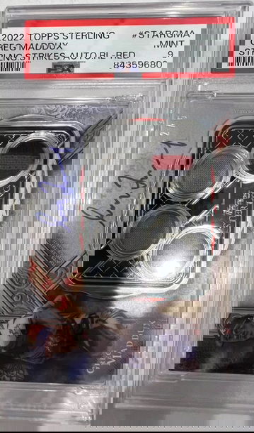 2022 TOPPS STERLING GREG MADDUX AUTOGRAPH. 2/5