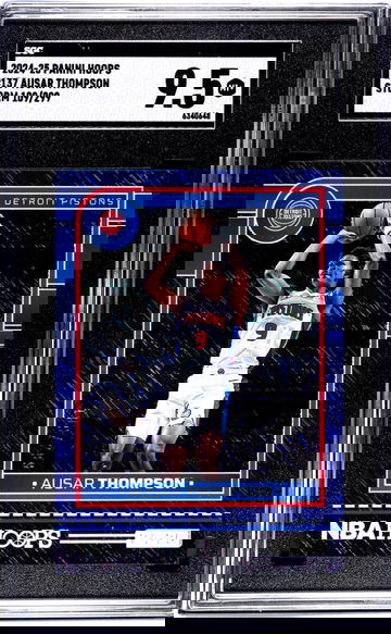 2024-25 Panini Hoops Storm Ausar Thompson #137 /299 SGC 9.5