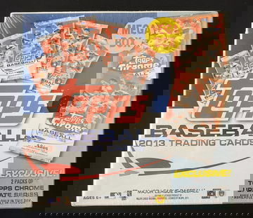2013 Topps Chrome Update Mega Box 7 Packs Christian Yelich Nolan Arenado Rendon Cole Ozuna Wheeler RC Small Tear Wrap