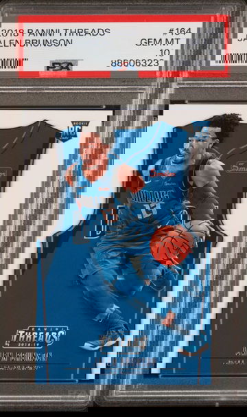 2018 Threads Jalen Brunson #164 PSA 10 Gem mint