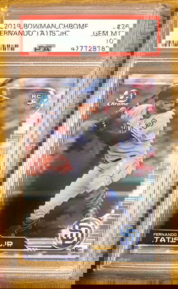2019 Bowman Chrome Fernando Tatis Jr PSA 10
