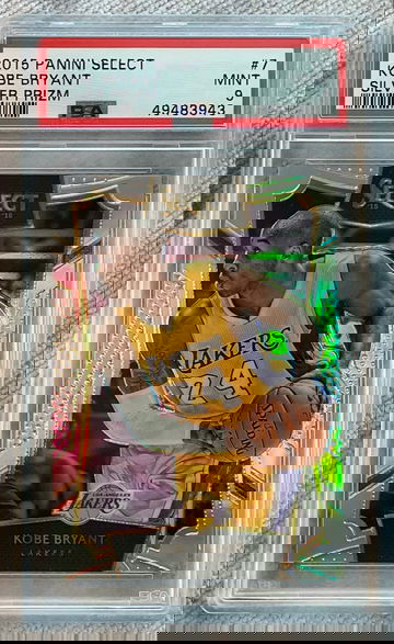 2015 Panini Select Kobe Bryant Silver PSA 9