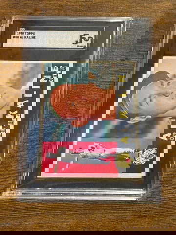 1960 Topps Al Kaline HOF SGC 5 Detroit Tigers