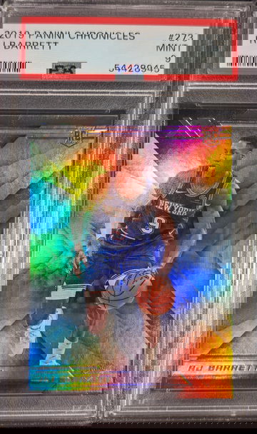 2019 Panini Chronicles XR RJ Barrett #273 PSA 9 Rookie Knicks