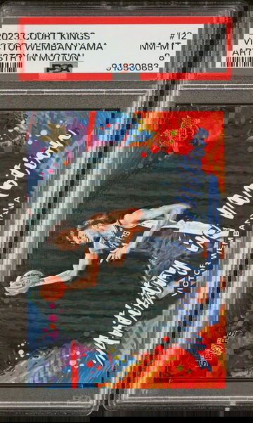 2023 Panini Court Kings Victor Wembanyama Artistry In Motion PSA 8 NM-MT Spurs RC