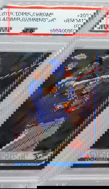 2019 Topps Chrome #201 Vladimir Guerrero Jr  RC PSA 10 Gem Mint