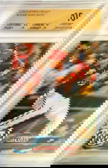 Juan Soto Topps Update BGS 10 Pristine 