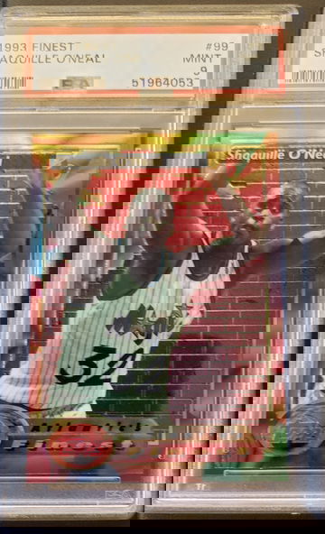 1993-94 Topps Finest #99 Shaquille O'Neal PSA 9 MINT  