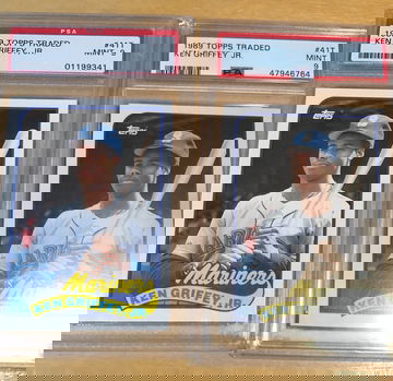 Ken Griffey Jr Topps Traded PSA 9 2x RC