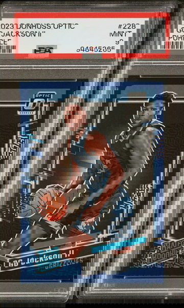 2023 Donruss Optic Purple GG Jackson II #228 RC PSA 9