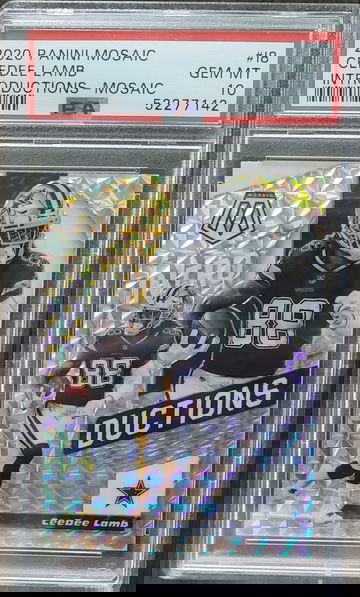 CeeDee Lamb 2020 panini mosaic 10 gem 💎 mint