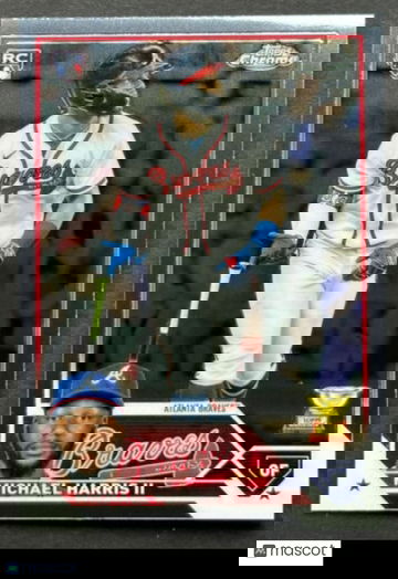 2023 TOPPS CHROME RC MICHAEL HARRIS II #79 BASEBALL Rookie Atlanta Braves RC