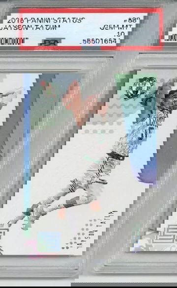 2018 PANINI STATUS #88 JAYSON TATUM CARD #88 BOSTON CELTICS PSA 10 LOW POP RARE