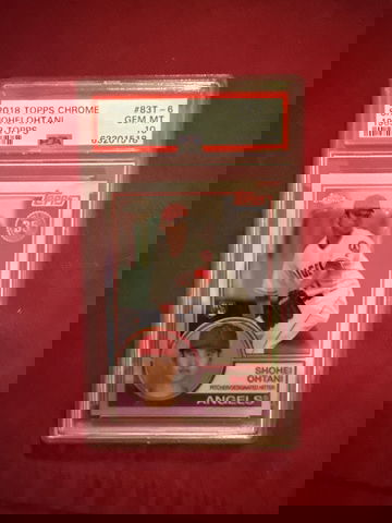 2018 Topps Chrome Shohei Ohtani 1983 Topps PSA 10