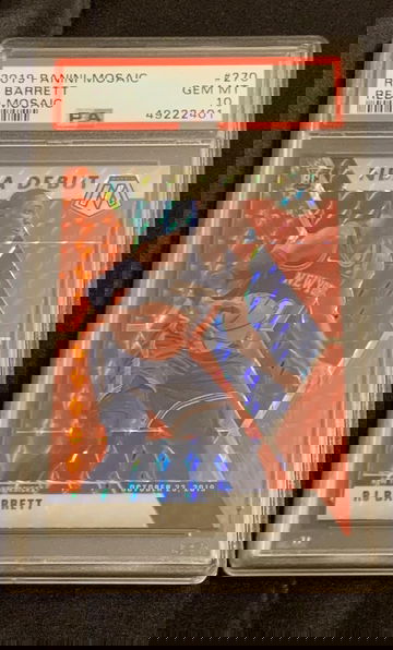 2019 Mosaic RJ Barrett Debut Red PSA 10