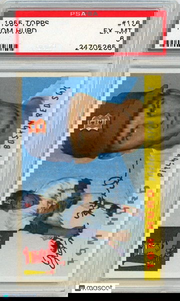 1955 Topps Tom Hurd #116 PSA 6 P1350