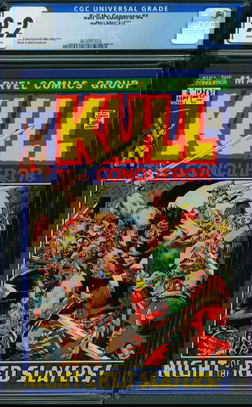 KULL THE CONQUEROR #4, CGC 9.2 NM-