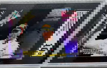 2020 Topps Chrome Formula 1 F1 Lewis Hamilton #150 Purple Refractor /399 SGC 10