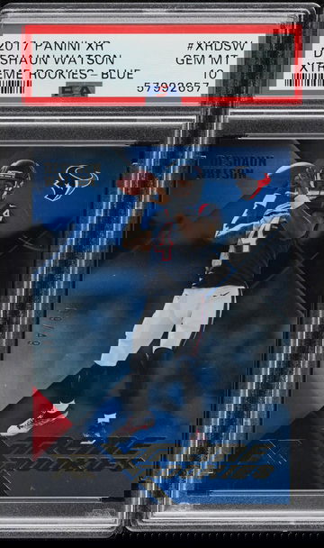 2017 PANINI XR XTREME BLUE DESHAUN WATSON ROOKIE /49 #XRDSW - PSA 10 GEM MINT