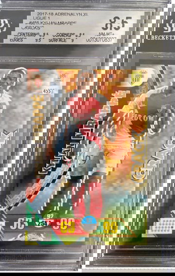 CRACK BGS 8.5 Kylian Mbappe ROOKIE RC World Cup Euro