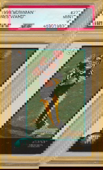 PSA 9 Hines Ward 1998 Bowman #27 RC Rookie Pittsburgh Steelers