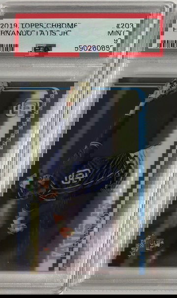 2019 Topps Chrome Fernando Tatis Jr PSA 9 Mint RC #203