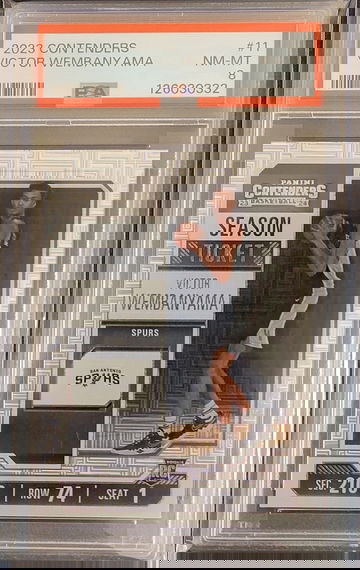 2023 Contenders Victor Wembanyama Premium (Mojo) PSA 8