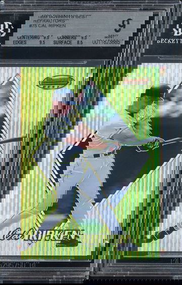 1999 Bowman's Best Refractors Cal Ripken BGS 9 /400