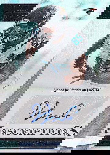 2014 Score Hot Rookies DJ Williams #I-DW Auto 