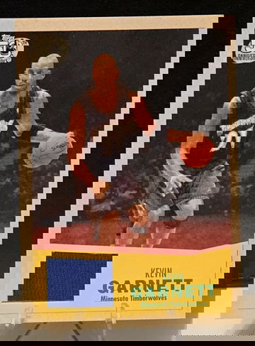 2007 Topps  1957 50th Anniversary  Kevin Garnett  Timberwolves  Game Worn Relic 